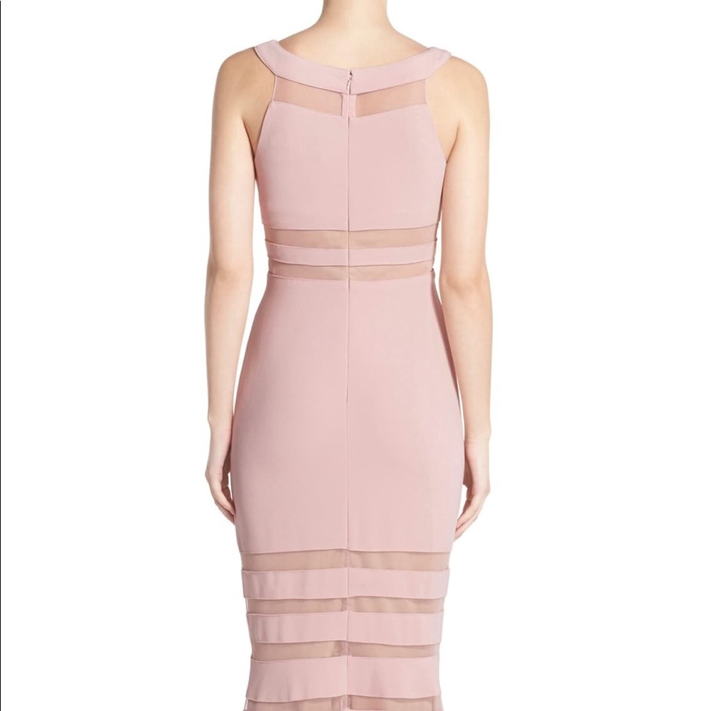 Js Collections - Shadow Stripe Knit Mermaid Gown - image 3